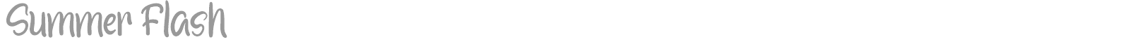 Summer Flash font preview